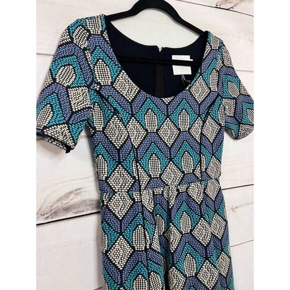 HD in Paris Dress Size XS Knit Geometric Heavy Weight - Picture 6 of 6